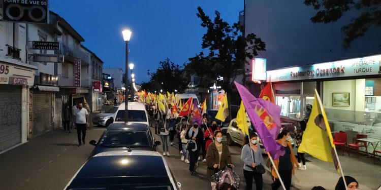 Paris’te gençlerden “İNTİKAM” yürüyüşleri