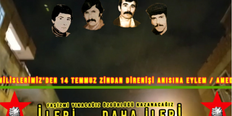 HBDH Kürdistan Komitesi: 14 Temmuz zindan direnişçileri devrim ateşimizi mirasları ile harlıyorlar