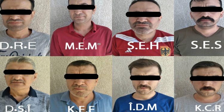 Qamişlo’da organize suç örgütüne operasyon; 8 kişi tutuklandı