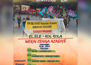 YENİLENDİ – Uzun Yürüyüş 2021 – “Dest Bi Dest – Mil Bi Mil; Werin Cenga Azadiyê”