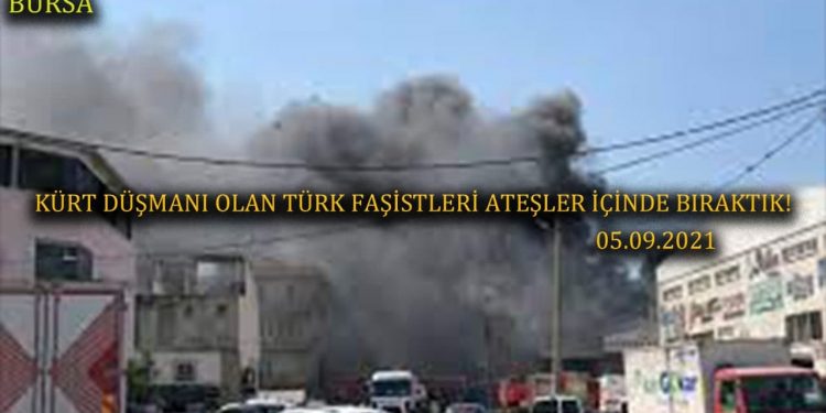 SON DAKİKA – Ateşin Çocukları AKP’lilere ait bir tekstil atölyesini küle çevirdi