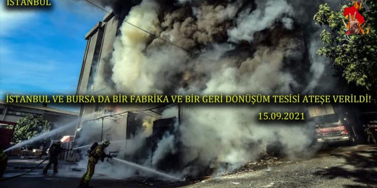 SON DAKİKA – Ateşin Çocukları yakmaya devam ediyor; Bir fabrika ve bir tesis küle çevrildi