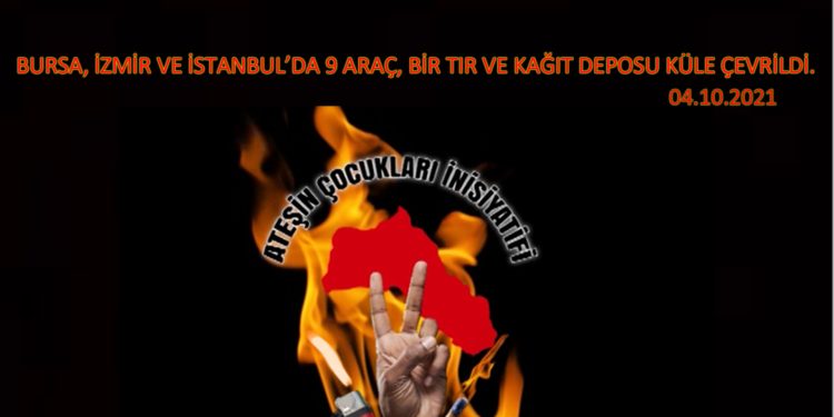 SON DAKİKA – Ateşin Çocukları 9 araç, 1 TIR ve kağıt deposunu küle çevirdi!