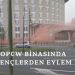 OPCW binasında gençlerden eylem