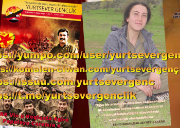 Yurtsever Gençlik Dergisi “PKK Vîn û Heqîqeta Agirê Pepûleya Çaremîn e” şiarı ile çıktı