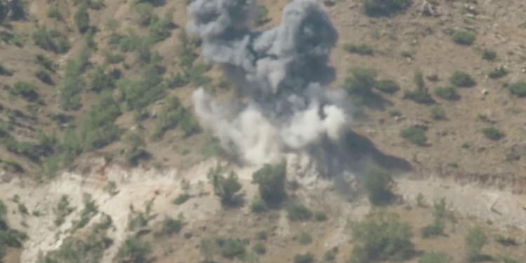 Gerilla TV Heftanîn’de yapılan sabotaj eyleminin görüntülerini yayınladı