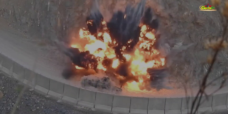 Gerilla TV, Gever’de 9 işgalcinin cezalandırıldığı eylemin görüntüsünü paylaştı