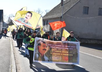 Gençlerin Özgürlük Yürüyüşü Bergheim‘da başladı