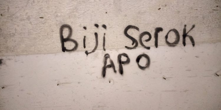 Wan’da yazılama ve baskı çalışması – Dem dema Azadiya Rêber Apo ye