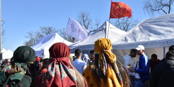 TCŞ ve TekoJIN aktivistleri 50. Zafer yılı Newrozu’nu selamladı