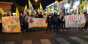 Gençler Evry’de ‘tecride karşı özgürlük’ yürüyüşü gerçekleştirdi