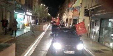 Marignane‘de gençlerden özgürlük konvoyu