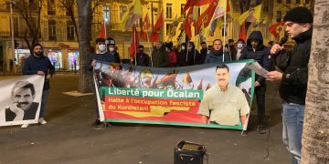 Marsilya’da gençlerden: „50. Zafer Yılında Önder Öcalan‘a özgürlük“