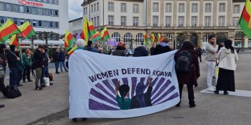 Kassel’de Gençlerden işgal saldırılarına karşı eylem