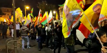 Villiers Le Bel gençliğinden işgale karşı eylem