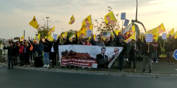 Drancy Gençliği Şengal’e yönelik saldırılara karşı alanlarda