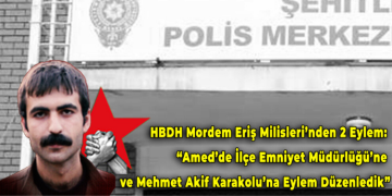 Sur Direnişi şehidi Eriş Mordem anısına eylem gerçekleştirildi