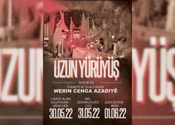 İsviçre gençliği 3 günlük Uzun Yürüyüş eylemleri için çağrıda bulundu