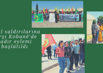 İşgal saldırılarına karşı Kobanê’de çadır eylemi başlatıldı