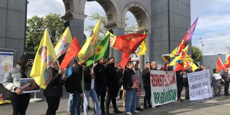 Luzern’de ihanete ve işgale karşı TCŞ öncülüğünde miting