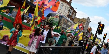 Londra’da işgal protestosu