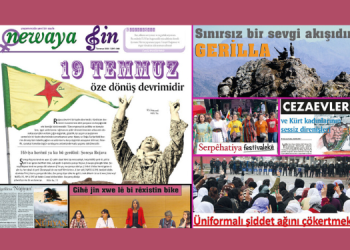 Newaya Jin’ın ’19 Temmuz öze dönüş devrimidir’ manşetiyle çıktı.