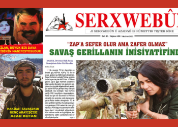Serxwebûn gazetesinin 486’ncı sayısı çıktı