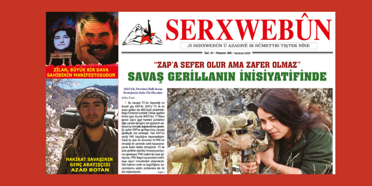 Serxwebûn gazetesinin 486’ncı sayısı çıktı