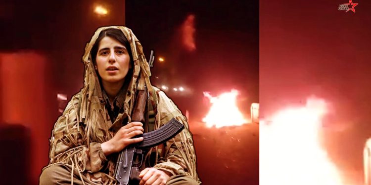 Şehit Berfîn Rêbaz İntikam Birimlerinden eylem