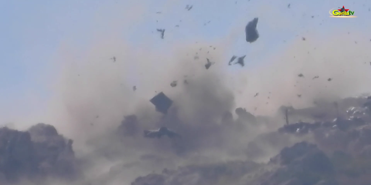 Gerîla TV Girê Hakkarî eyleminin görüntüsünü paylaştı