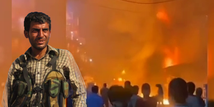 Senar Zagros İntikam Birimleri plastik fabrikasını ateşe verdi