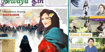 Newaya Jin’ın Ekim sayısı “21. Yüzyılın mücadele formülü JIN JIYAN AZADÎ” manşetiyle çıktı