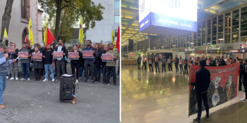 TCŞ öncülüğünde Marsilya ve Basel’de kimyasal silah kullanımına karşı eylem