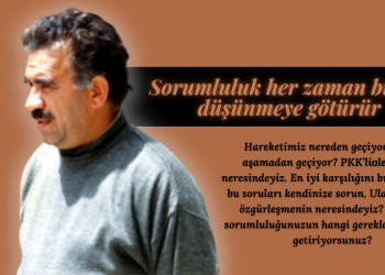 Sorumluluk her zaman büyük düşünmeye götürür