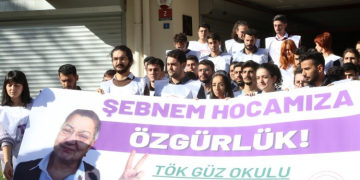 Tıp öğrencileri Şebnem Korur Fincancı için açıklama gerçekleştirdi