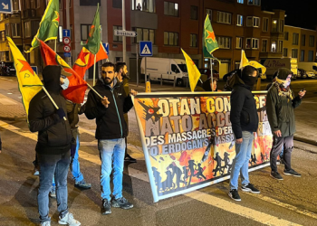 Liege’de Kürt ve enternasyonal gençlikten ortak eylem