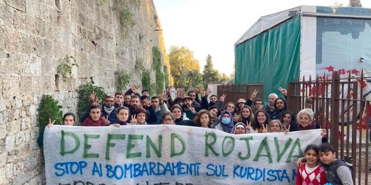 İtalya Pisa’dan Rojava ve Kürdistan topraklarındaki mücadeleye selam
