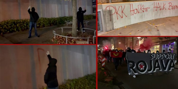 Kürt ve enternasyonalist gençlerden eylem