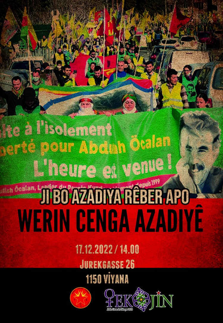 Gençler Önder APO’nun fiziki özgürlüğü için alanlara çıkıyor