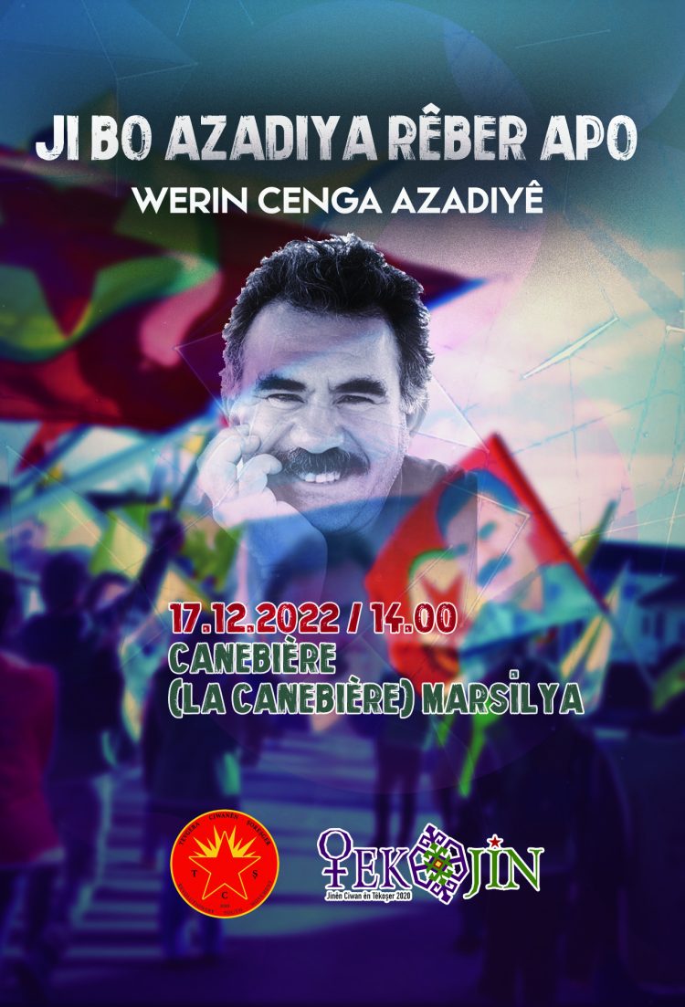 Gençler Önder APO’nun fiziki özgürlüğü için alanlara çıkıyor