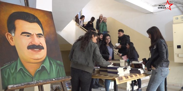 Rojava Üniversitesi’nde açılan sergi üçüncü gününde