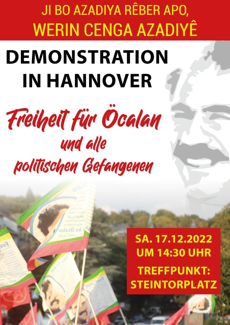 Gençler Önder APO’nun fiziki özgürlüğü için alanlara çıkıyor