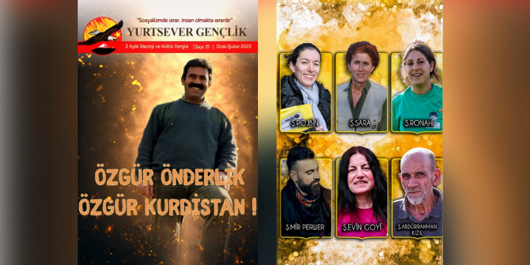 Yurtsever Gençlik Dergisi “Özgür Önderlik Özgür Kurdistan” şiarıyla çıktı
