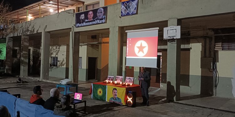 Paris ve Silopi Şehitleri Atina’daki Lavrio kampında anıldı