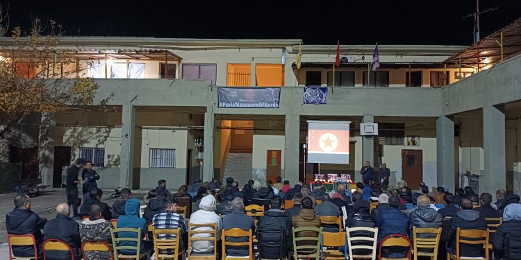 Paris ve Silopi Şehitleri Atina’daki Lavrio kampında anıldı