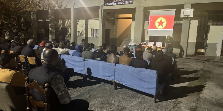 Paris ve Silopi Şehitleri Atina’daki Lavrio kampında anıldı