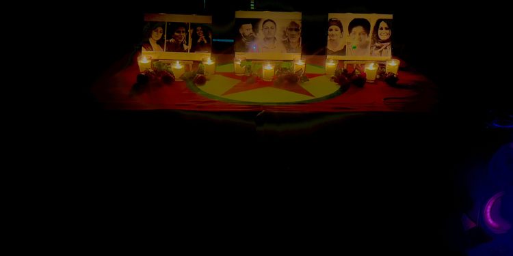 Paris ve Silopi Şehitleri Atina’daki Lavrio kampında anıldı