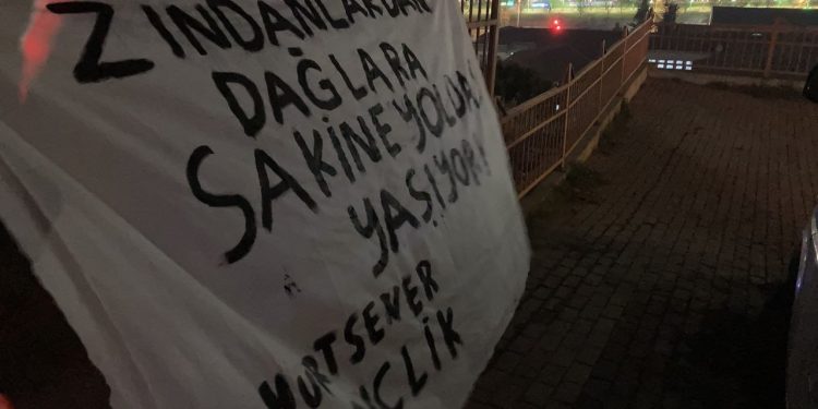 Yurtsever Gençlik “Zindanlardan dağlara Sakine Yoldaş Yaşıyor”