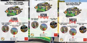 Yunanistan TCŞ ve TekoJIN’dan uzun yürüyüş