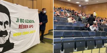 TCŞ ve TekoJIN tarafından Hannover Üniversitesi’nde eylem